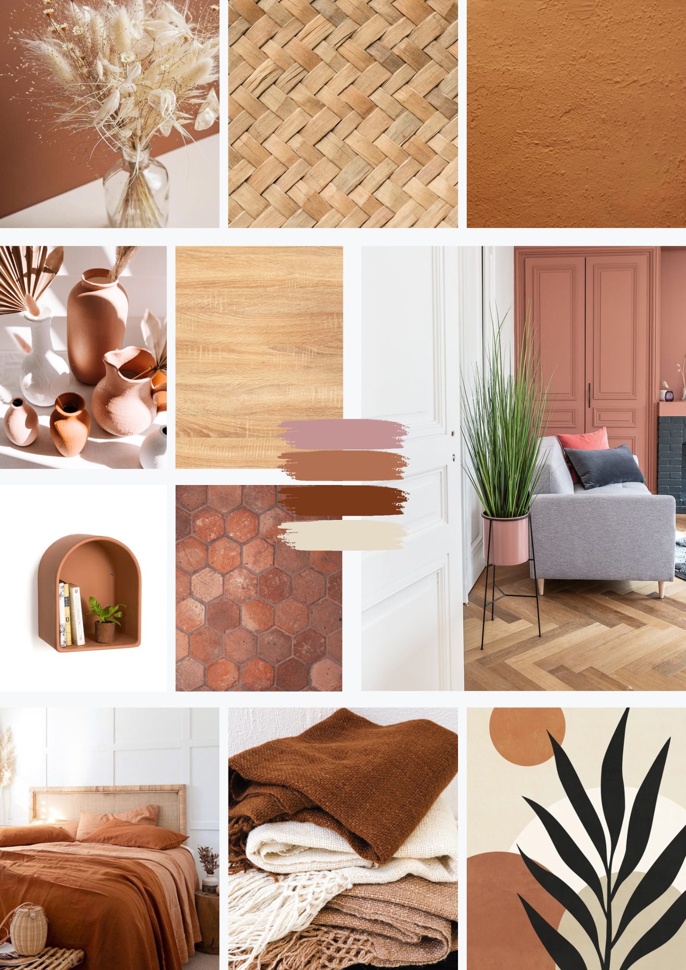 Terracotta color, the 2022 fall trend