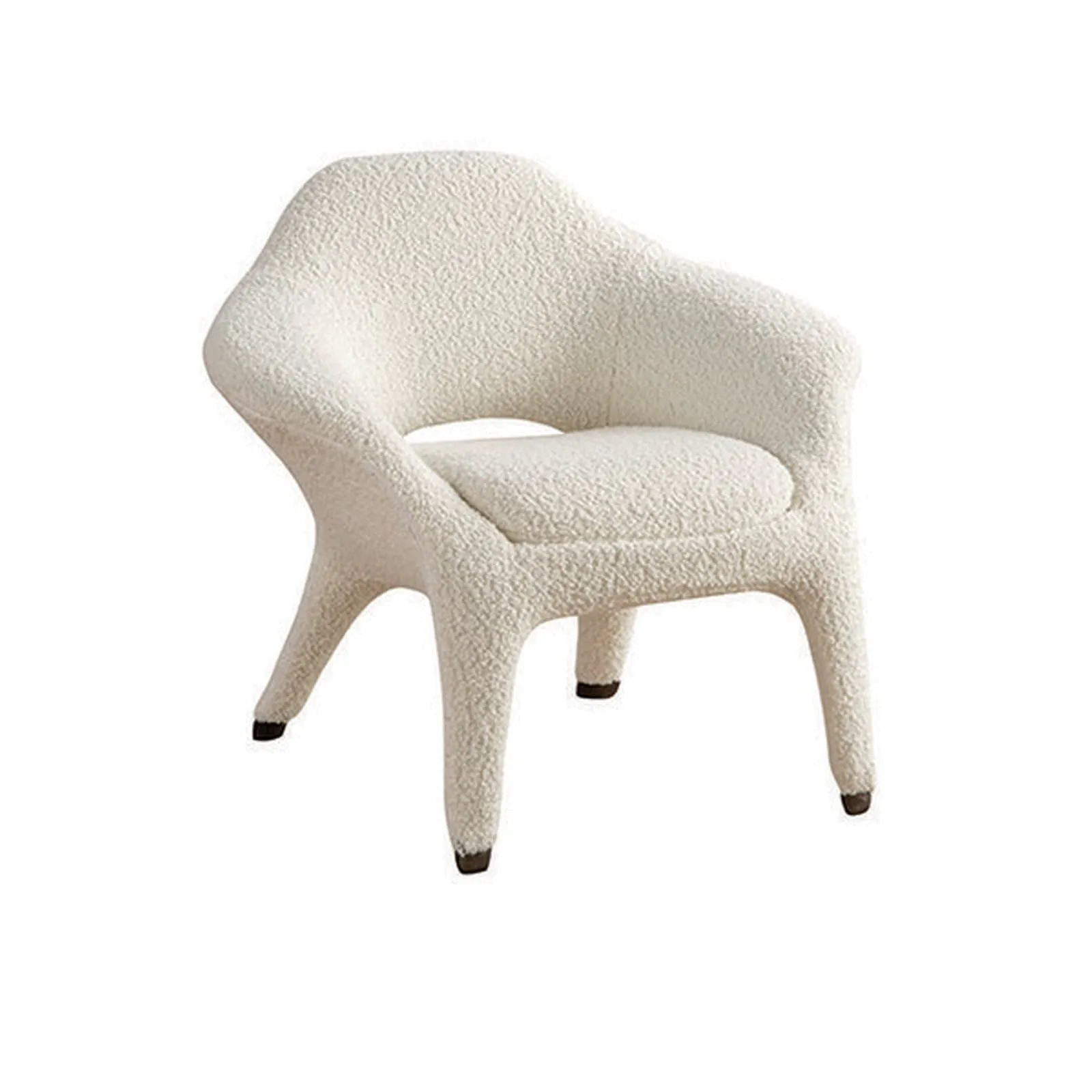Curly wool furniture: a chic and timeless covering